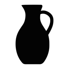 Decorative vase and pot silhouette