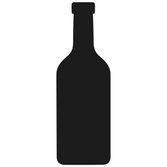 Glass Bottle Silhouette