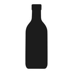 Glass Bottle Silhouette