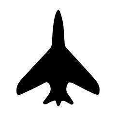 Fototapeta premium Jet plane silhouette