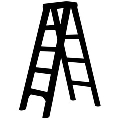 Ladder silhouette