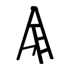 Ladder silhouette