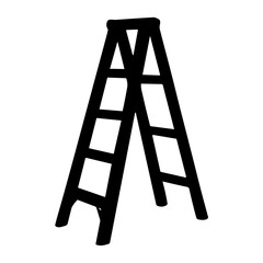 Ladder silhouette