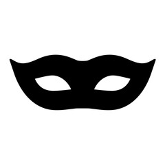Masquarade mask silhouette