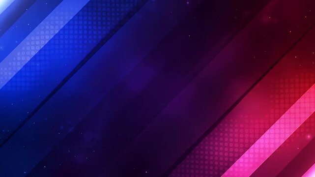 Abstract red and blue versus screen background