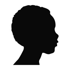 Woman avatar silhouette