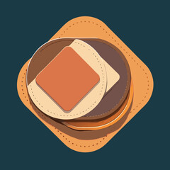 minimalist leather coasters with elegant designs