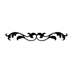 Vector Scrollwork Element