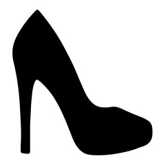 Woman Shoe Silhouette
