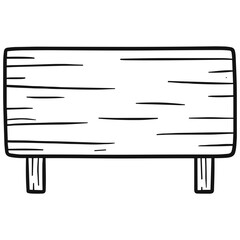 Wooden Signboard Doodle
