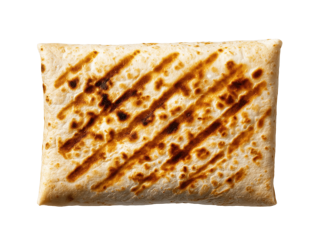 Delicious Griddle Tortilla: A tempting close-up of a freshly griddled tortilla, showcasing the beautiful texture and appealing grill marks