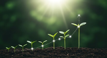 Financial Growth in the City Stock Market Analysis Over a Vibrant Chicago Skyline at Sunset with Candlestick Charts