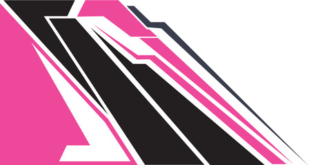 Abstract sporty background with exclusive colors. Abstract racing graphic design, vector design for vehicle wrap, t-shirt, jersey, gamer, esport, racing car, rally, and adventure ready to print.