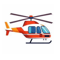 helicopter vector illustration