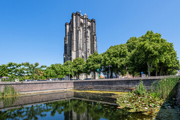 The Sint-Lievensmonstertoren (Saint-Livinus Minster Tower), also known as the Dikke Toren (Fat Tower) is a 62 meter tall, free standing church tower in Zierikzee, Netherlands.