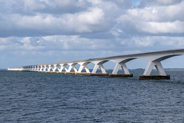 The Zeelandbrug (Zeeland Bridge). With a total length of 5,022 meters it is the longest bridge in the Netherlands.
