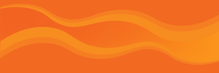 MobileModern orange banner background. Graphic design banner pattern background template with dynamic wave shapes. EPS 10