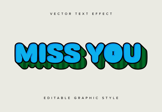 Bold Stripes Text Effect Mockup