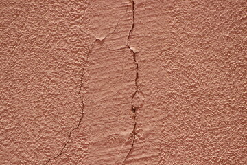 A close-up shot of a cracked wall