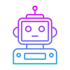 Fototapeta premium Robot Icon