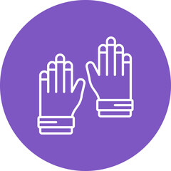 Space Gloves Icon
