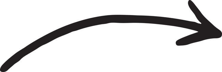 Obraz premium arrow, right, direction, hand drawn, black, white background, pointing, guidance, symbol, navigation, graphic, illustration, doodle, sketch, design element, 