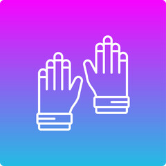 Obraz premium Space Gloves Icon