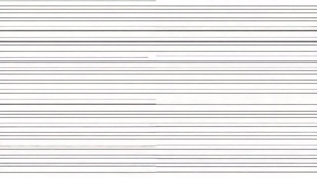 Glitchy Overlapping Horizontal Lines with Broken Alignment and Wobbling Motion