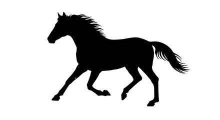 Running Horse Silhouette