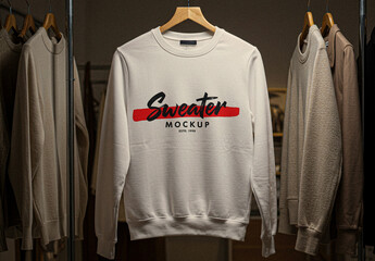 Grey Sweater Mockup