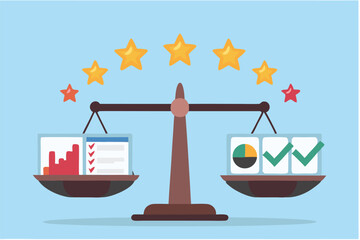 Obraz premium performance-rating--risk-management-or-employee-su.eps