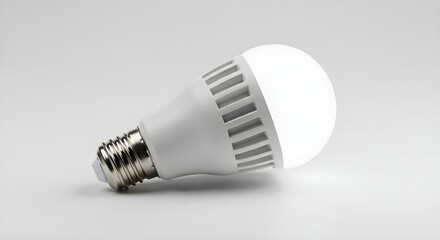 Energy Saving LED Light Bulb &ndash; White Background