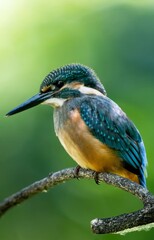 kingfisher on the branch