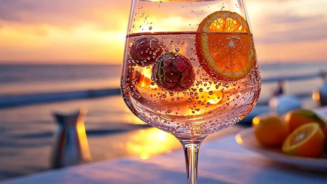 sparkling lychee twilight sangria video