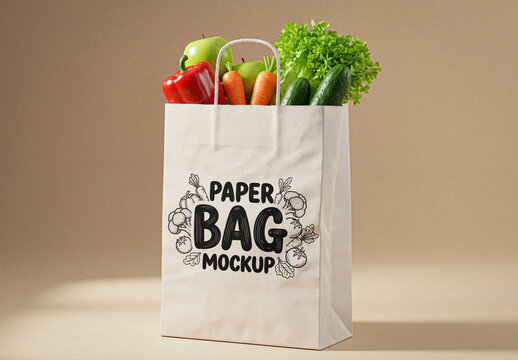 Paper Bag Mockup