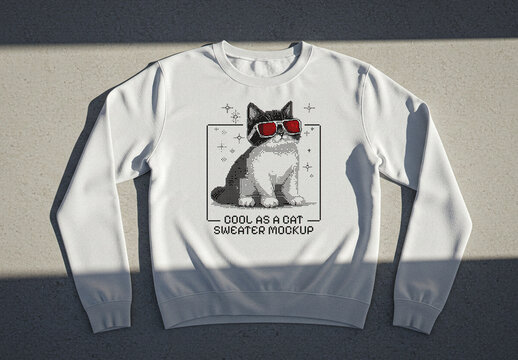 White Sweater Mockup