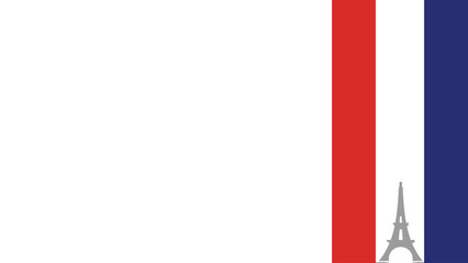 bastille day background copy space area