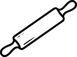Rolling pin svg drawing