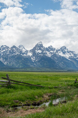 barn and buildings at Mormon Row in the Grand Tetons
