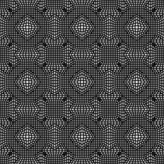 Black and white geometric linear optical illusion pattern