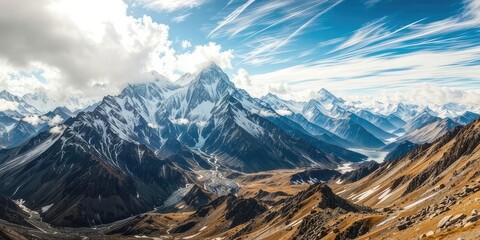 Majestic Kangju Kangri, Himalayan Peak