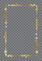 Golden Vintage Page Border