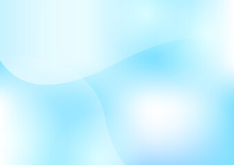 涼しさを感じる夏の爽やかな水色のグラデーション背景