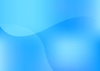 涼しさを感じる夏の爽やかな青いグラデーション背景