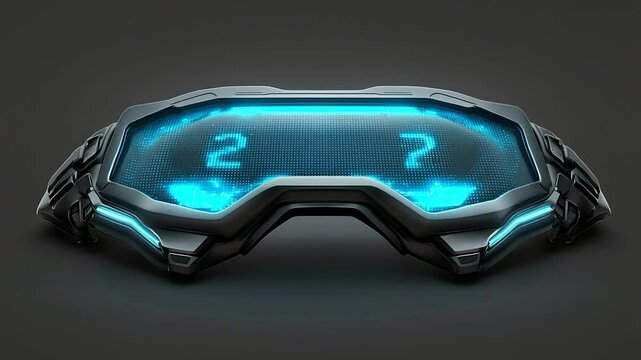 Futuristic display visor