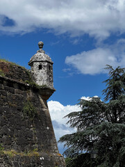 Detail of the Valen&ccedil;a Fortress,  Fortaleza de Valen&ccedil;a, Portugal at the spanishborder