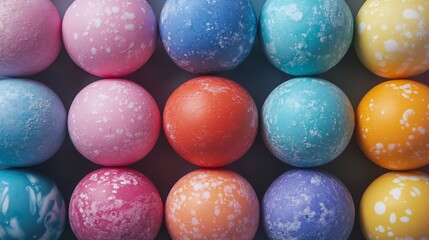 colorful spa bath bombs, Generative AI,