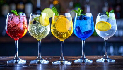Summer cocktail drink
