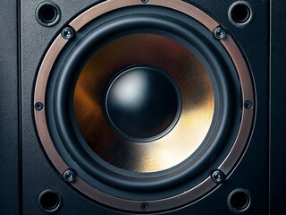 close up of speaker 