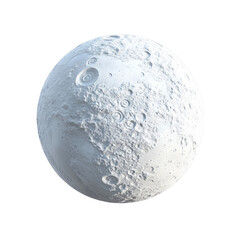 Detailed 3D Render of the Moon's Surface